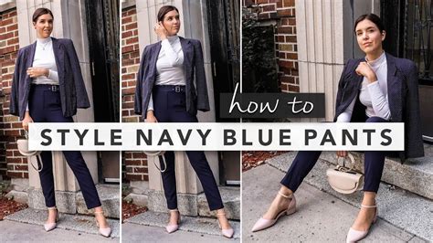 what colors go with navy pants